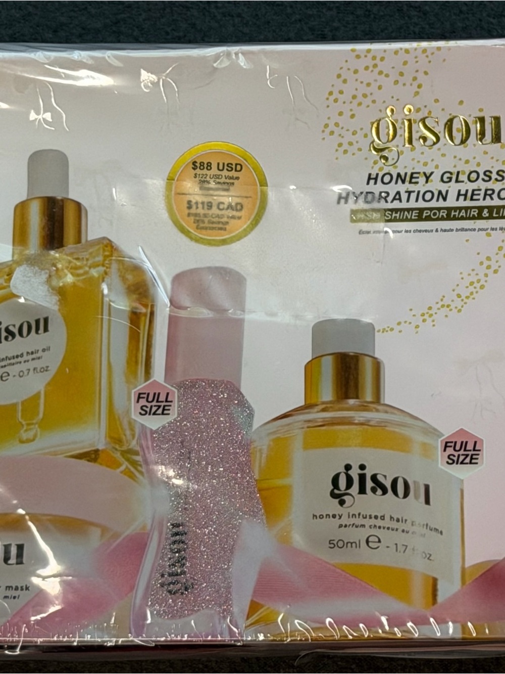 Honey Gloss Hydration Heroes Set - Pink & Gold